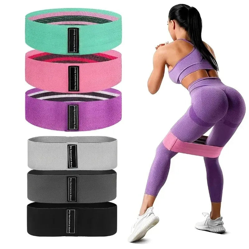 VIVRA SculptBands fabric booty resistance band 3-pack